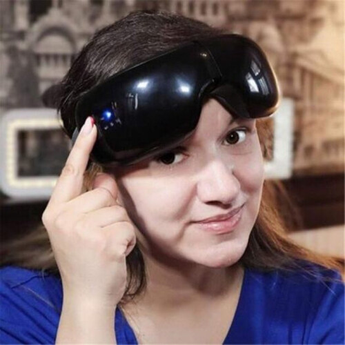 Wireless Eye Massager Air Compression With Music Smart Heated Goggles White 1