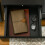 Homcom HOMCOM High Gloss Front Bedside Table Nightstand with LED Light Remote Black 8