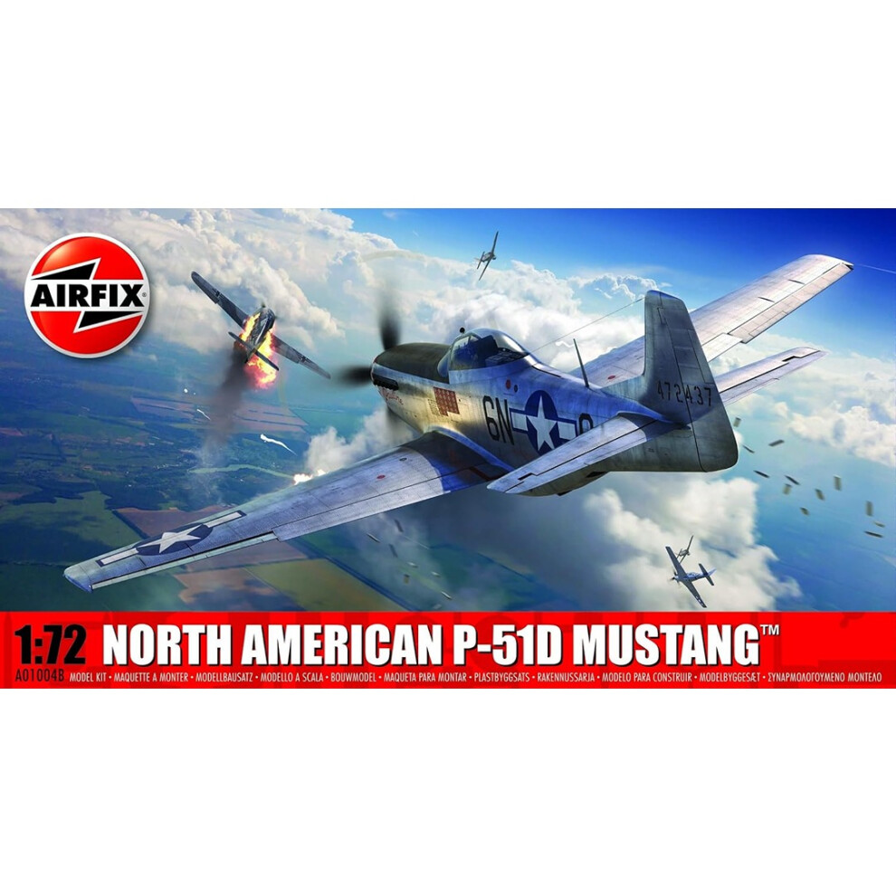 A01004B North American P 51D Mustang 1:72 Model Kit