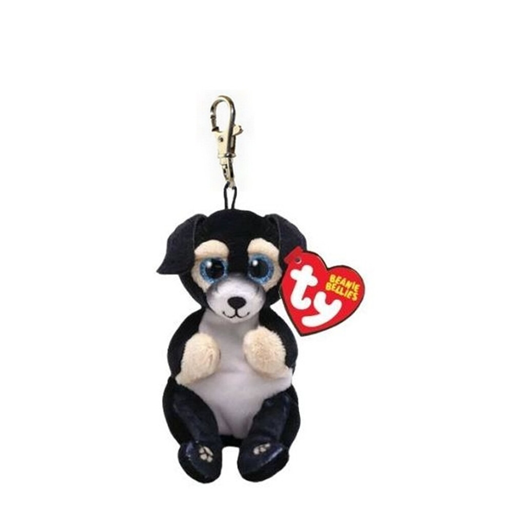 TY Beanie Bellies Key Clip Ranger Dog 10cm