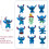 12 peças de figuras e ornamentos Stitch however 2