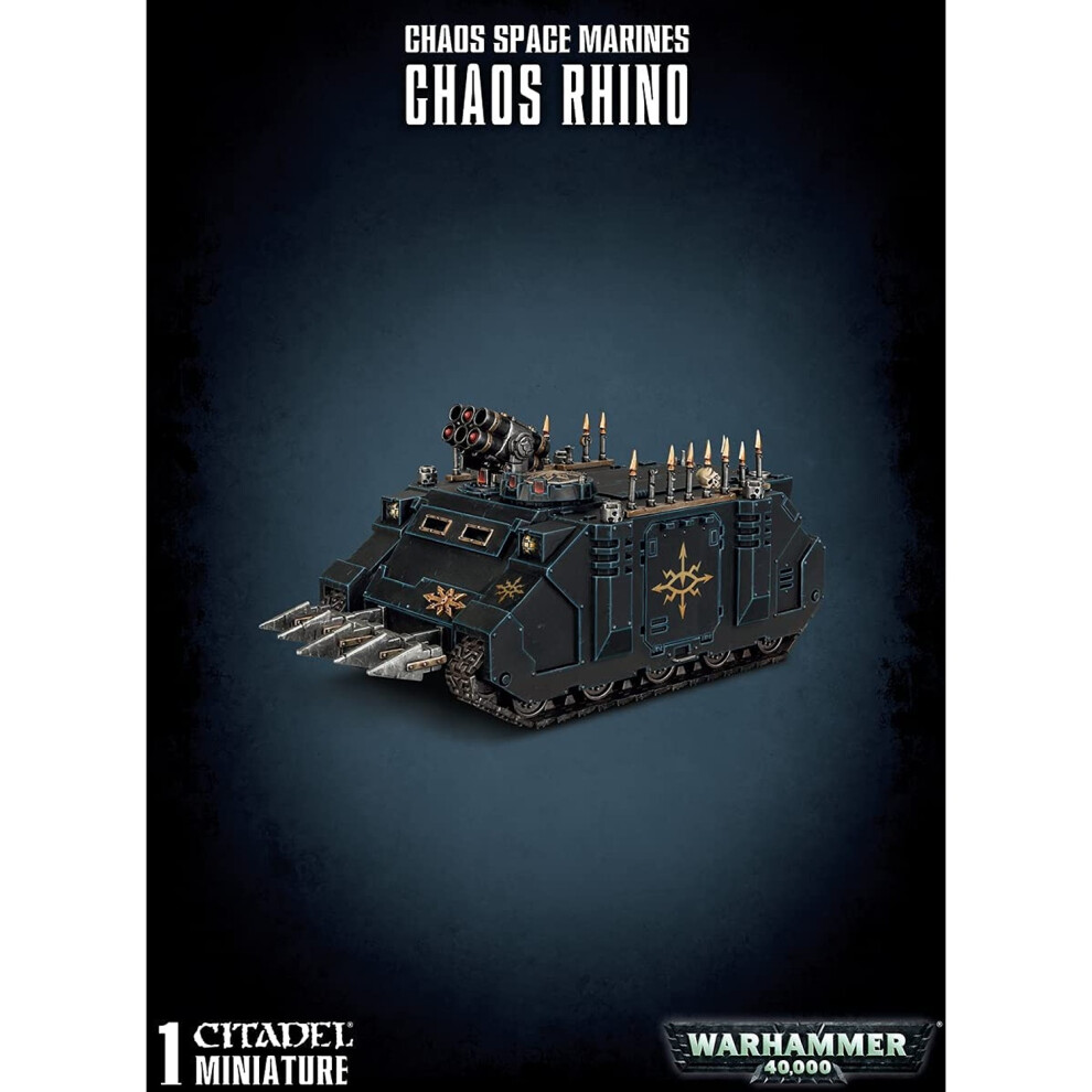 Games Workshop Warhammer 40K - Space Marine Du Chaos Rhino