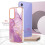 (Light Violet) Case For Samsung Galaxy A15 5G Marble Pattern Protection Slim TPU Soft Bumper 4