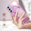 (Light Violet) Case For Samsung Galaxy A15 5G Marble Pattern Protection Slim TPU Soft Bumper 3
