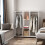 Homcom HOMCOM Mobile Double Open Wardrobe w/ Clothes Hanging Rail Colthing White 5