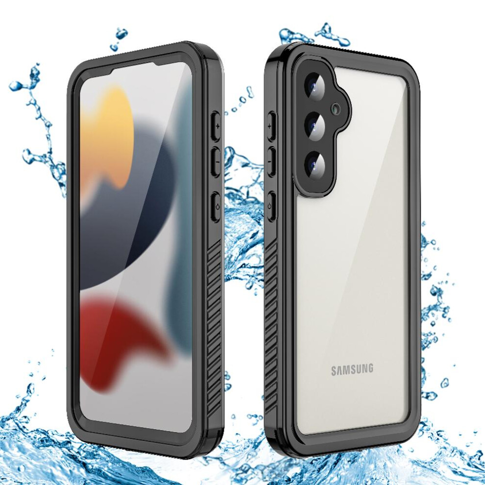 (Black) Case For Samsung Galaxy S23 Fe 5G In Screen Prote Ip68 Waterproof Full 12Ft Military Shockproof Waterproof Built Black 764762585297