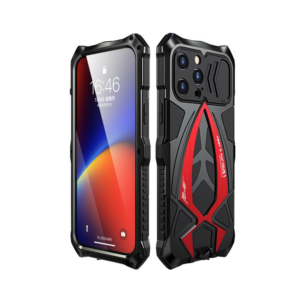 (Red) Case For Iphone 13 Pro Kumwum Armor Phone Military Grade Drop Protection Cover Built-In Silicone Shockproof Dustproof Heavy Duty Hybrid Metal Bu Red 764762585570