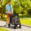 PawHut PawHut Foldable Dog Carriage w/ Universal Wheels, Shock Absorber - Grey 10
