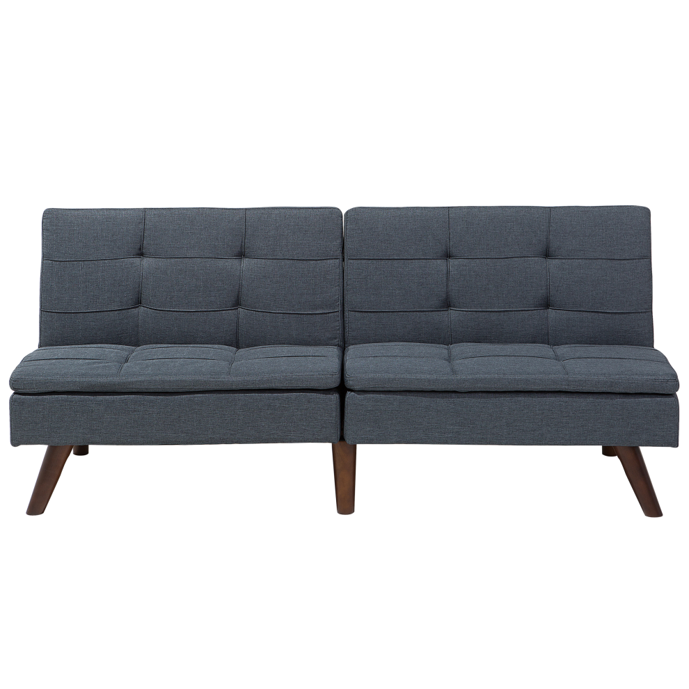 Sofa Bed RONNE Fabric Dark Grey 3 Seater