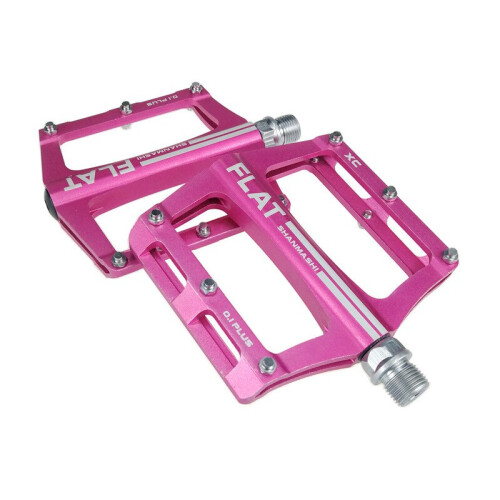 (Pink) 0.1PLUS New MTB Mountain Bike Wide Comfort Bearing Pedals Road Ultralight