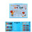 208 pc Deluxe Quality Portable Blue Art Set in case 5