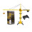 RLS 128cm Adjustable Height Wired Construction RC Toy Tower Crane With  Lights 1