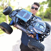 RLS Monster 1:10 Rc High Speed Remote Control car truck with free 2 Batteries Blue