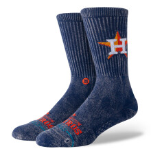 Houston Astros Socks Crew Mens Navy Stance