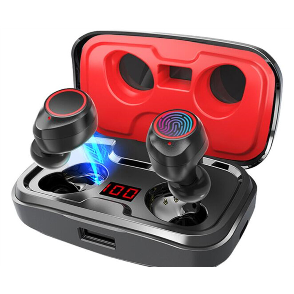 Dsport 04 Bluetooth Earphones 5.0 Wireless Earbuds With Earplugs