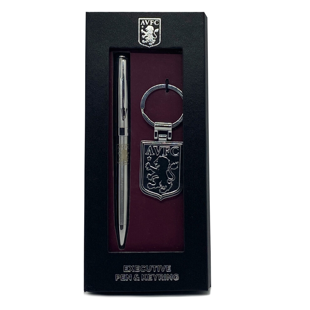 Aston Villa FC Pen & Keyring Official Football Executive Gift Boxed