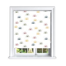 (150 cm Width x 160 cm Drop, Scandinavian Sun) Lister Cartwright Scandinavian Sun Blackout Roller Blinds Windows Blind Easy Fit Child Safety Included