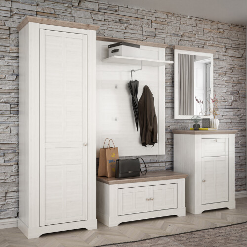 Illopa Wall Panel in Oak Nelson/Snowy Oak 2