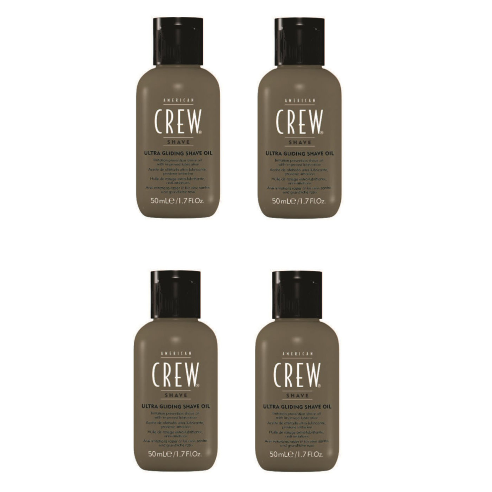 American Crew Ultra Glide Shave Oil 50ml x4