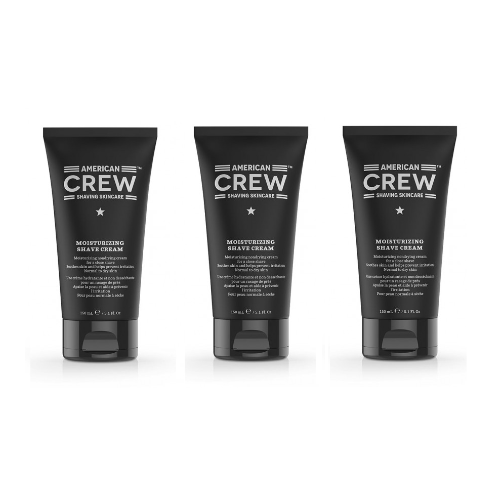 American Crew Moisturizing Shave Cream 150ml x3