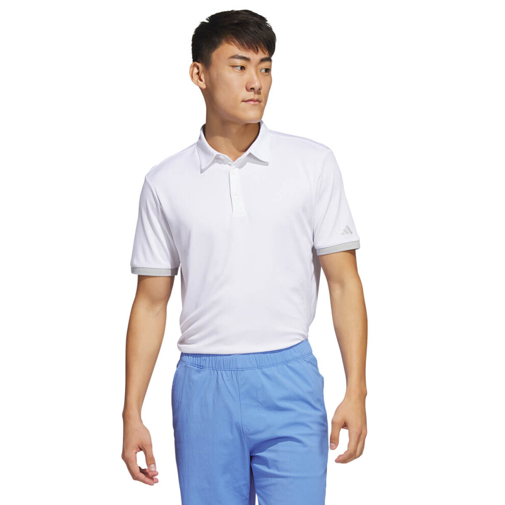 (XXL, White) adidas Golf HEAT.RDY Moisture Wicking Performance Polo Shirt