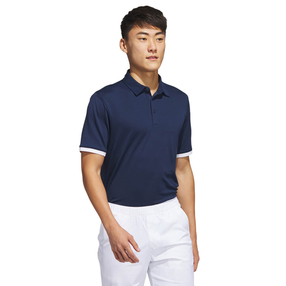 (XXL, Collegeate Navy) adidas Golf HEAT.RDY Moisture Wicking Performance Polo Shirt