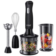 Russell Hobbs Desire 3 in 1 Electric Hand Blender, Mini Chopper & Whisk attachment, 500ml capacity chopping bowl & 700ml beaker, 500W, 24702