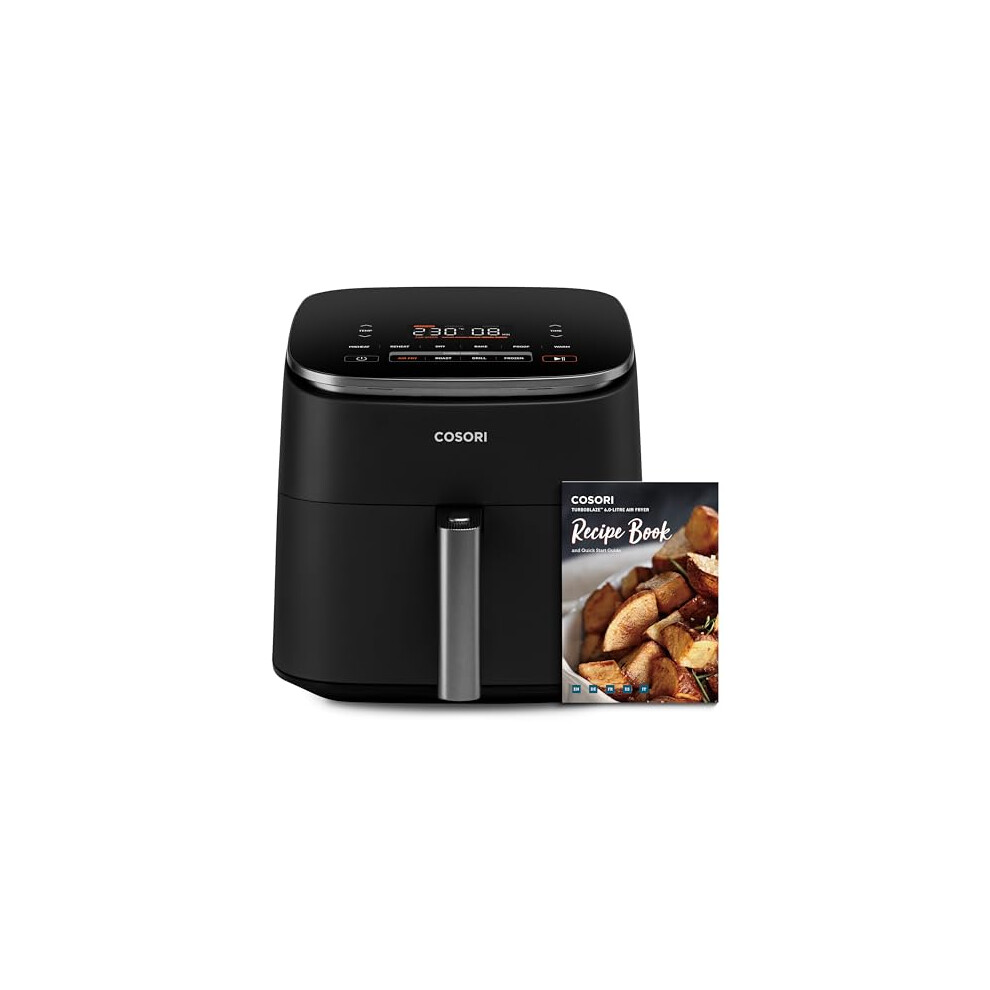 COSORI Air Fryer TurboBlaze,Powerful DC Motor Technology for Fast Cooking,6L Large ,Quick and Oil-Free,9 Preset Programs 30 Recipes,1725W,230