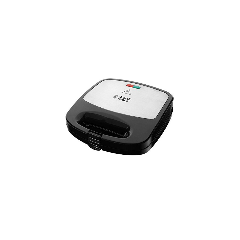 Russell Hobbs 3-in1 Toastie/Panini & Waffle Maker, 3 sets of non-stick dishwasher safe removable plates, Handle with locking clip, 760W, 24540