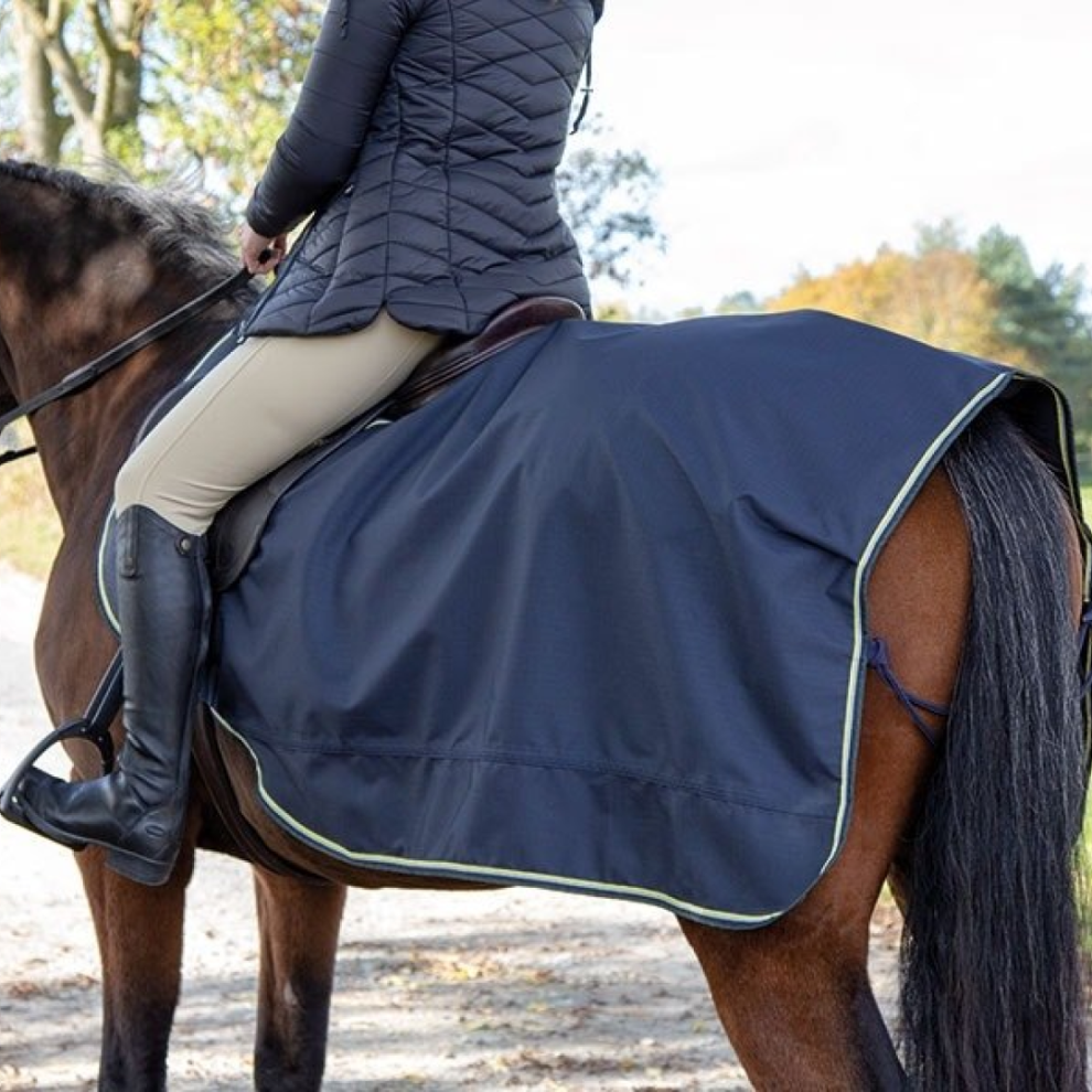 (Navy, 5'0) Shires Tempest Original Waterproof Exercise Sheet