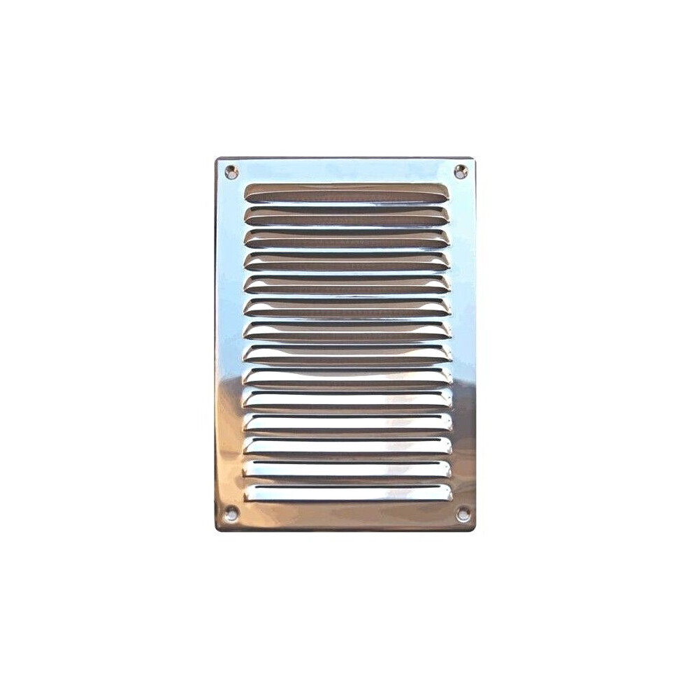 Polished Chrome Air Vent Grille 165Mm X 240Mm 5056517970072