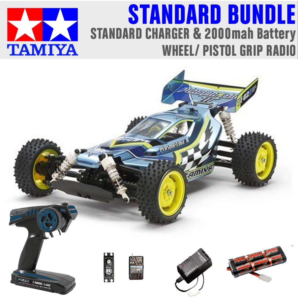 TAMIYA RC 58630 Plasma Edge II TT-02B 1:10 Standard Wheel Radio Bundle