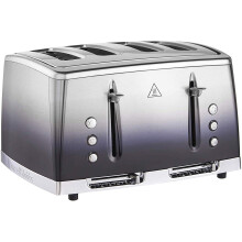 Russell Hobbs 4 Slice Eclipse Toaster with faster toasting technology (Independent slots, Lift & look, 6 Browning levels, 850W, Midnight Blue) 25141