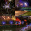 300LED Solar Garden Firework Lights Outdoor Waterproof 200LED Sparklers Solar Lights 8
