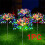 300LED Solar Garden Firework Lights Outdoor Waterproof 200LED Sparklers Solar Lights 4