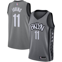 (Grey-11, L) Jersey Brooklyn Nets No.11 Irving Classic Jersey Sports Vest Commemorative Edition Plus Size Unisex