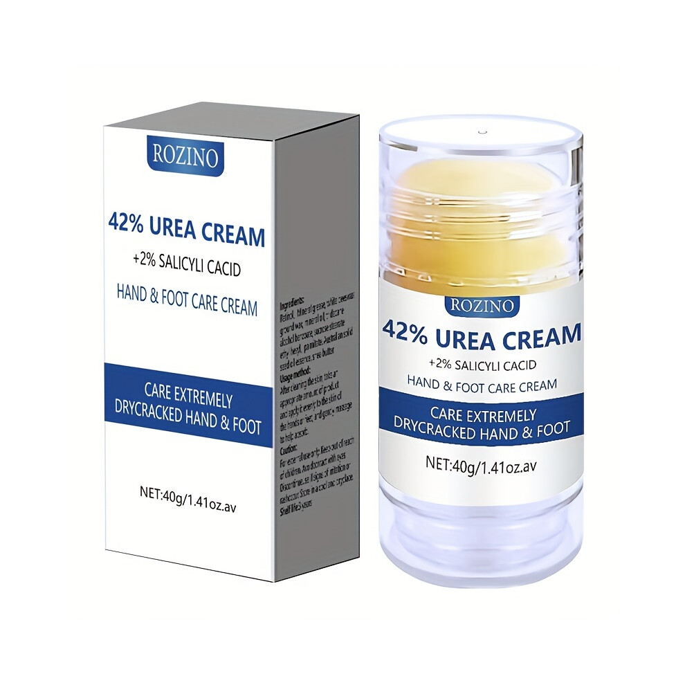 (40g) 40g Urea Cream Stick 42% Plus Salicylic Acid 2%, Foot Cream For Dry Cracked Feet Heels Knees Elbows Hands