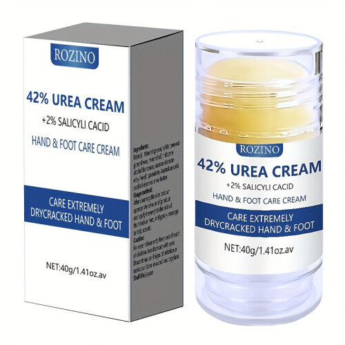 40g Urea Cream Stick 42% Plus Salicylic Acid 2%, Foot Cream For Dry Cracked Feet Heels Knees Elbows Hands
