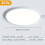 1pc LED Ceiling Light, Modern Round Ceiling Lamp, Waterproof Slim Multicolor Available For Bedroom Living Room Bathroom Balcony 7