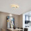 1pc Creative Cloud Shape Ceiling Light, LED Ceiling Light, Home Decoration Ceiling Light, Acrylic White Ceiling Light 7