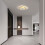 1pc Creative Cloud Shape Ceiling Light, LED Ceiling Light, Home Decoration Ceiling Light, Acrylic White Ceiling Light 6