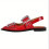 Women's Solid Color Trendy Sandals, Ankle Buckle Strap Lightweight Soft Sole Shoes, Point Toe Buckle Belt Shoes 6