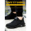 Men's Steel Toe Puncture Proof Anti-skid Work Safety Shoes, Breathable Industrial Construction Sneakers 8