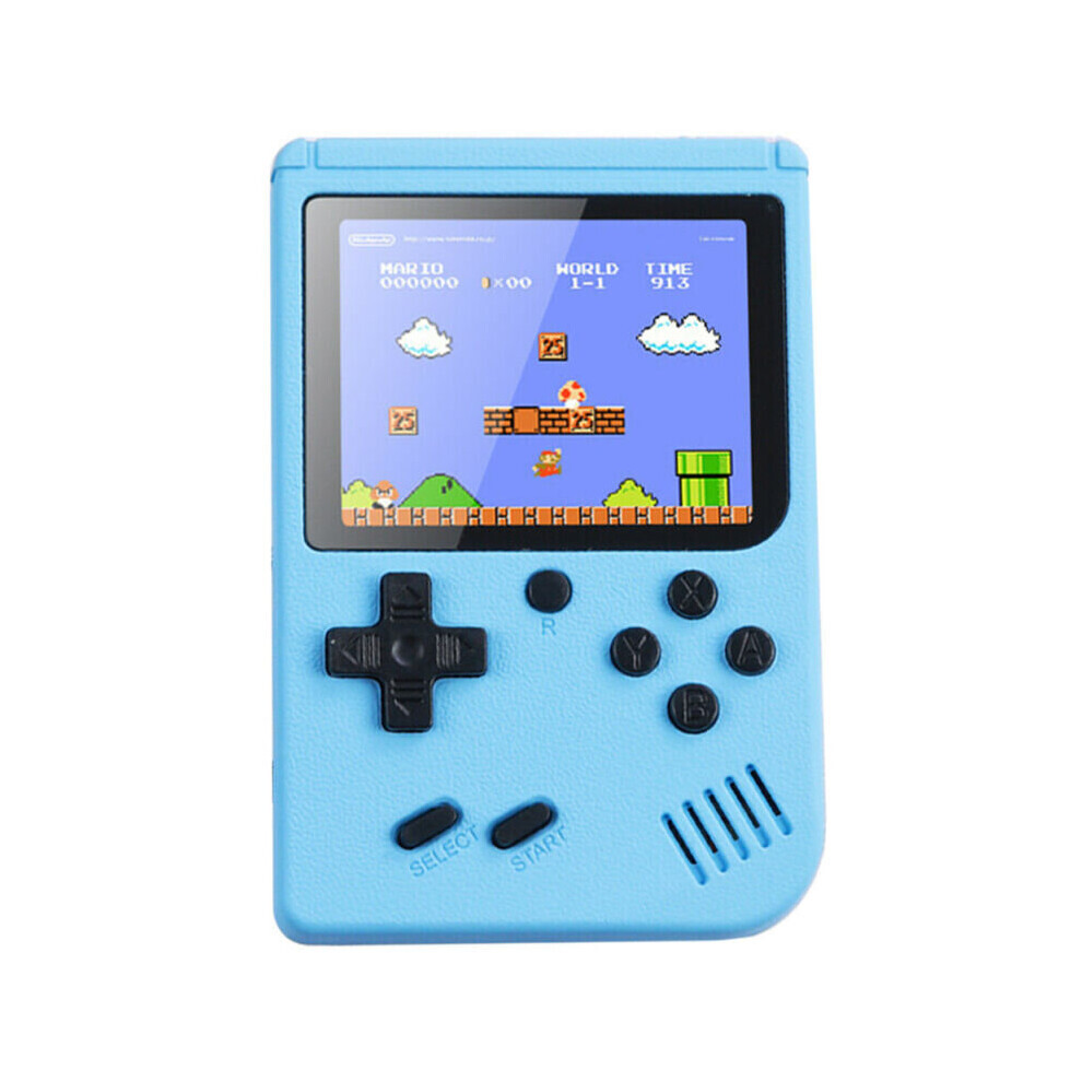 (Blue) Handheld Video Game Console With Built-In Games