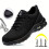 Men's Steel Toe Puncture Proof Anti-skid Work Safety Shoes, Breathable Industrial Construction Sneakers 2