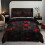 3pcs Duvet Cover Set (1*Duvet Cover   2*Pillowcase, Without Core), Red Grid Print Bedding Set 10