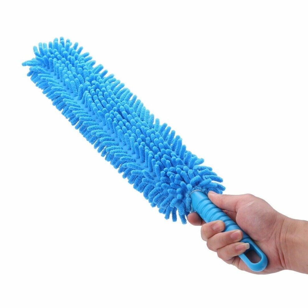 Car Wash Brush Microfibre Noodle Chenille Long Flexible Alloy Wheel Clean Water 9448871723153