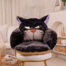 (Lucifer) Sanrio Plush Cushion Backrest Cinnamoroll Kuromi Chair Bedroom Cartoon Winter