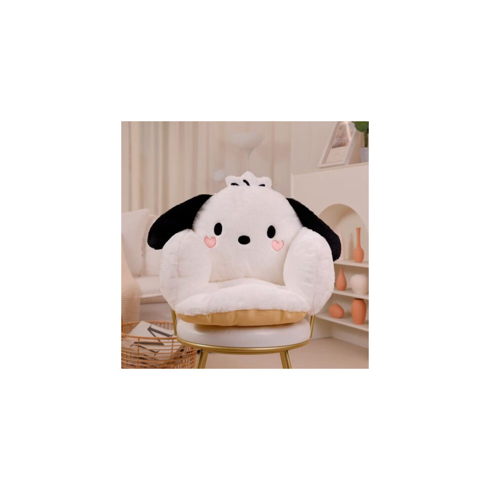 (Pochacco) Sanrio Plush Cushion Backrest Cinnamoroll Kuromi Chair Bedroom Cartoon Winter