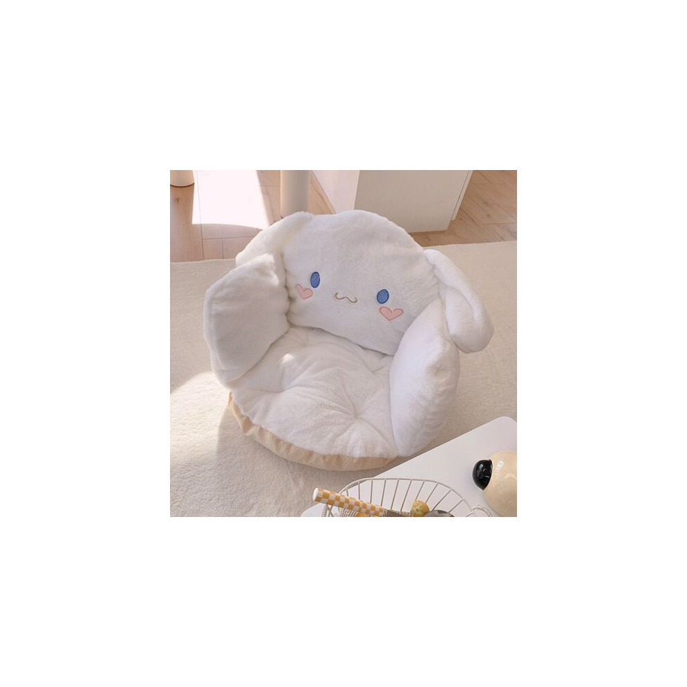 (Cinnamoroll) Sanrio Plush Cushion Backrest Cinnamoroll Kuromi Chair Bedroom Cartoon Winter